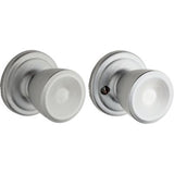 Kwikset Abbey Satin Chrome Passage Hall/Closet Door Knob
