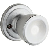 Kwikset Abbey Satin Chrome Passage Hall/Closet Door Knob