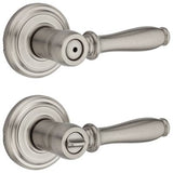 Kwikset Ashfield Venetian Bronze Privacy Door Lever with Microban Antimicrobial Technology