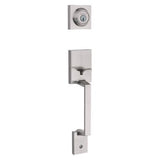 Kwikset Amador Venetian Bronze Single Cylinder Door Handleset, Exterior Pack Only, with Microban Antimicrobial Technology