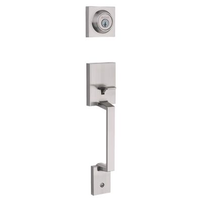 Kwikset Amador Satin Nickel Single Cylinder Door Handleset Less Interior Pack with Microban Antimicrobial Technology