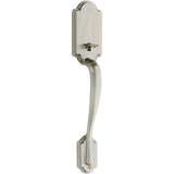 Kwikset Arlington Satin Nickel Door Handleset without Deadbolt with Hancock Door Knob