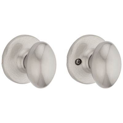 Kwikset Aliso Satin Nickel Passage Hall/Closet Door Knob