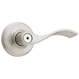 Kwikset Balboa Privacy Bed/Bath Door Lever, Polished Chrome Finish
