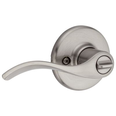 Kwikset Balboa Privacy Bed/Bath Door Lever, Polished Chrome Finish