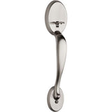 Kwikset Chelsea Satin Nickel Handle Only with Left-Handed Tustin Door Lever