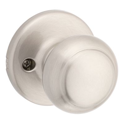 Kwikset Cove Satin Nickel Dummy Knob – Universal Handing (Right or Left)