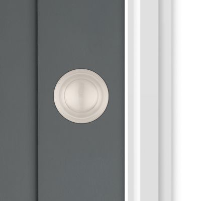 Kwikset Cove Satin Nickel Dummy Knob – Universal Handing (Right or Left)
