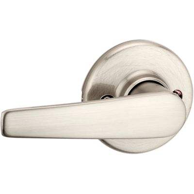 Kwikset Delta Satin Chrome Passage Hall/Closet Door Lever