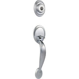 Kwikset Dakota Polished Brass SmartKey Single-Cylinder Deadbolt Keyed Entry Door Handleset