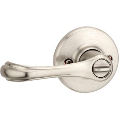 Kwikset Dorian Satin Nickel Entry Lockset, ANSI/BHMA Grade 3, fits 1-3/4 in doors