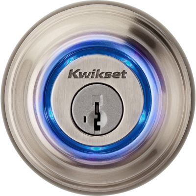 Kwikset Kevo 2nd Gen Satin Nickel Single Cylinder Touch-to-Open Bluetooth Smart Deadbolt