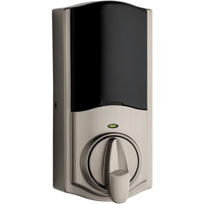 Kwikset Kevo 2nd Gen Satin Nickel Single Cylinder Touch-to-Open Bluetooth Smart Deadbolt