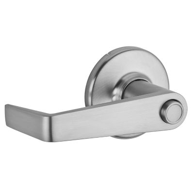 Kingston Satin Chrome UL Rated Entry Door Lever Featuring SmartKey Security