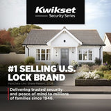 Kwikset Delta Satin Chrome Single-Cylinder Deadbolt & Lever Combo Pack with SmartKey Security (Universal Keyed Entry)