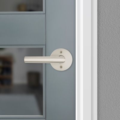 Kwikset Milan Satin Nickel Dummy Lever, Reversible (Right or Left Handed)