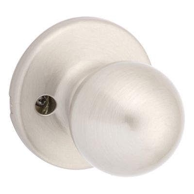 Kwikset Polo Satin Nickel Dummy Knob, Universal Handing (Pull-Only)