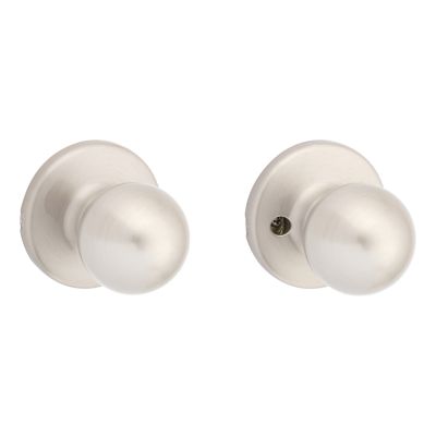 Kwikset Polo Satin Nickel Passage Hall/Closet Door Knob