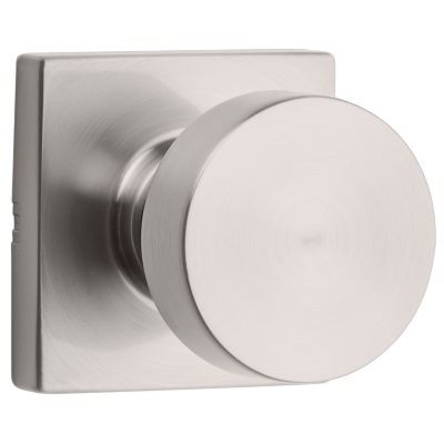 Kwikset Pismo Square Matte Black Hall/Closet Door Knob