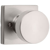 Kwikset Pismo Square Satin Nickel Hall/Closet Door Knob