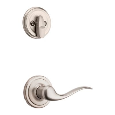 Kwikset Arlington Venetian Bronze Single Cylinder Handleset with Tustin Lever, SmartKey Security