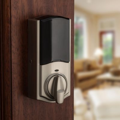 Kwikset Kevo 2nd Gen Satin Nickel Single Cylinder Touch-to-Open Bluetooth Smart Deadbolt