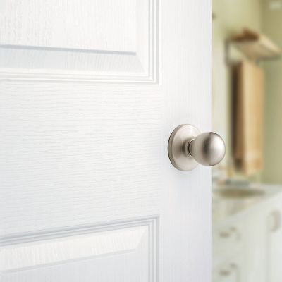 Kwikset Polo Satin Nickel Passage Hall/Closet Door Knob