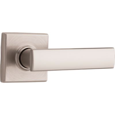 Kwikset Vedani Square Satin Nickel Half-Dummy Door Lever