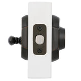 Kwikset Austin Venetian Bronze Single Cylinder Deadbolt and Passage Lever Combo Pack with SmartKey Security