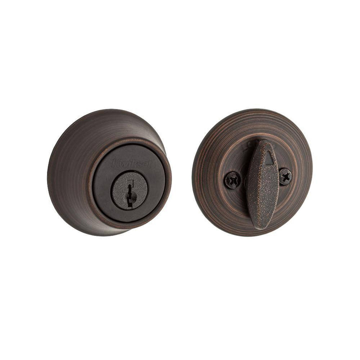 Kwikset 660 Series Venetian Bronze Single-Cylinder Deadbolt