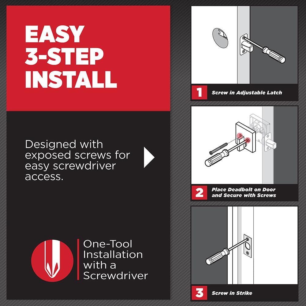Kwikset Juno Satin Nickel Exterior Entry Door Knob & Double Cylinder Deadbolt Combo Pack with SmartKey Security