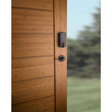 Kwikset SmartCode 913 Touchpad Electronic Deadbolt with Avalon Handleset and Tustin Lever, Venetian Bronze