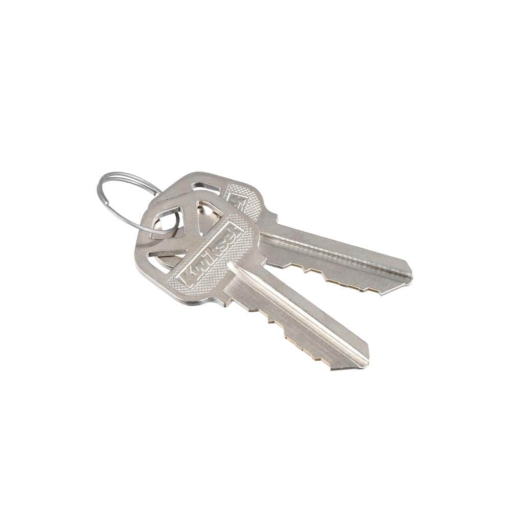 Kwikset Tustin Satin Nickel Keyed Entry Door Lever with SmartKey Security (740TNL 15 SMT CP K4)