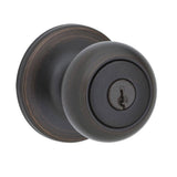 Kwikset Cove Venetian Bronze Keyed Entry Door Knob