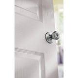Kwikset Tylo Satin Chrome Keyed Entry Door Knob with SmartKey Security