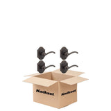 Kwikset Austin Venetian Bronze Passage Hall/Closet Door Lever (4-Pack)