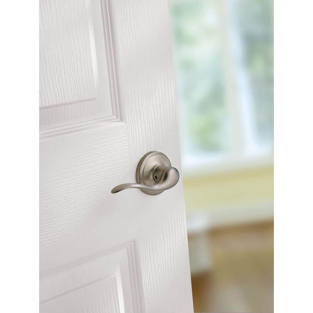 Kwikset Tustin Satin Nickel Passage Hall/Closet Door Handle (4-Pack)