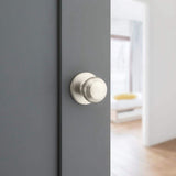 Kwikset Cove Satin Nickel Passage Hall/Closet Door Knob (4-Pack)