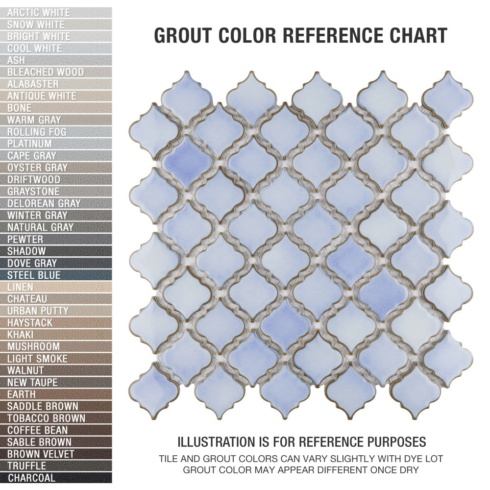 Merola Tile Hudson Tangier Frost Blue 12 in. x 12 in. Porcelain Mosaic Tile (10.96 sq. ft. / Case)