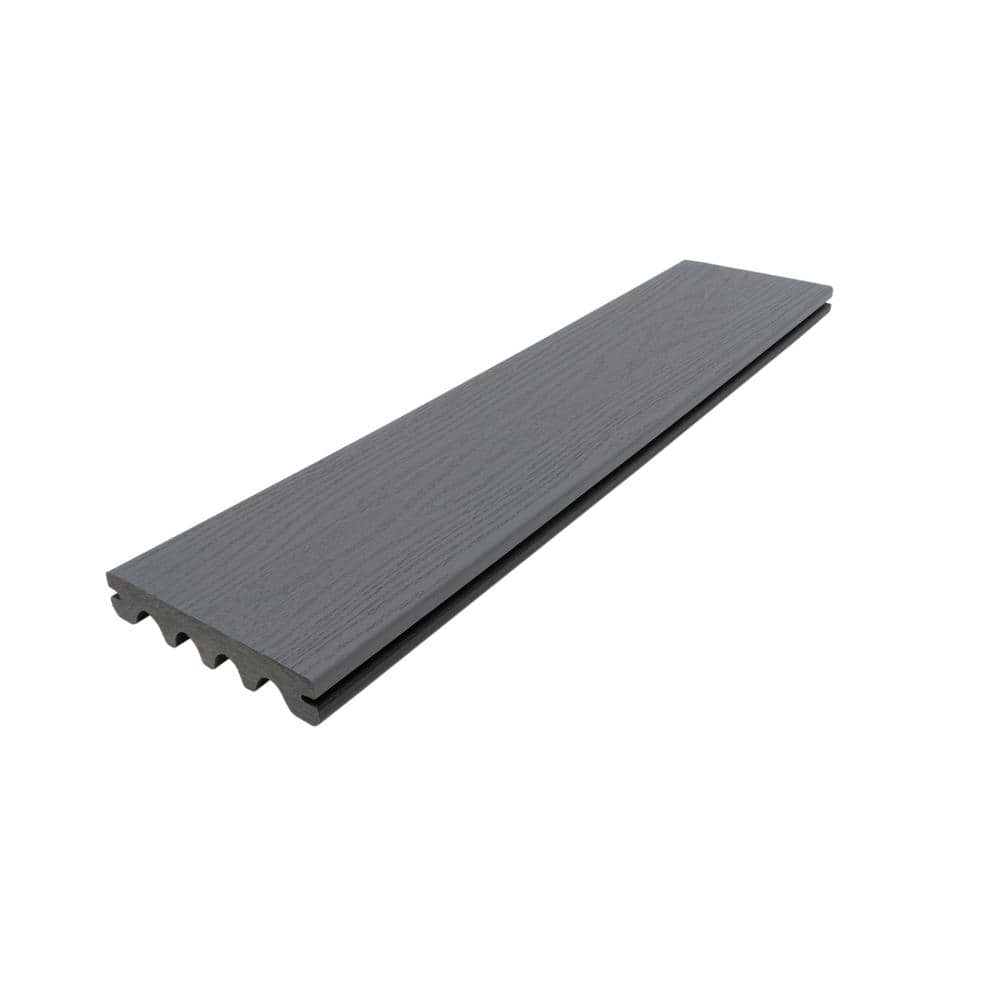 MoistureShield Elevate Lake Fog 1 in. x 5.4 in.x 16 ft. Groove Capped Composite Decking (10-Pack) (H-Pack)