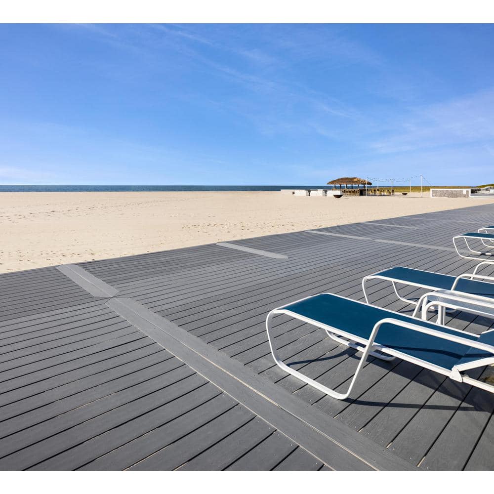 MoistureShield Elevate Lake Fog 1 in. x 5.4 in.x 12 ft. Groove Capped Composite Decking (10-Pack) (H-Pack)