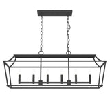 Hunter Laurel Ridge 6-Light Alturas Gold Linear Chandelier