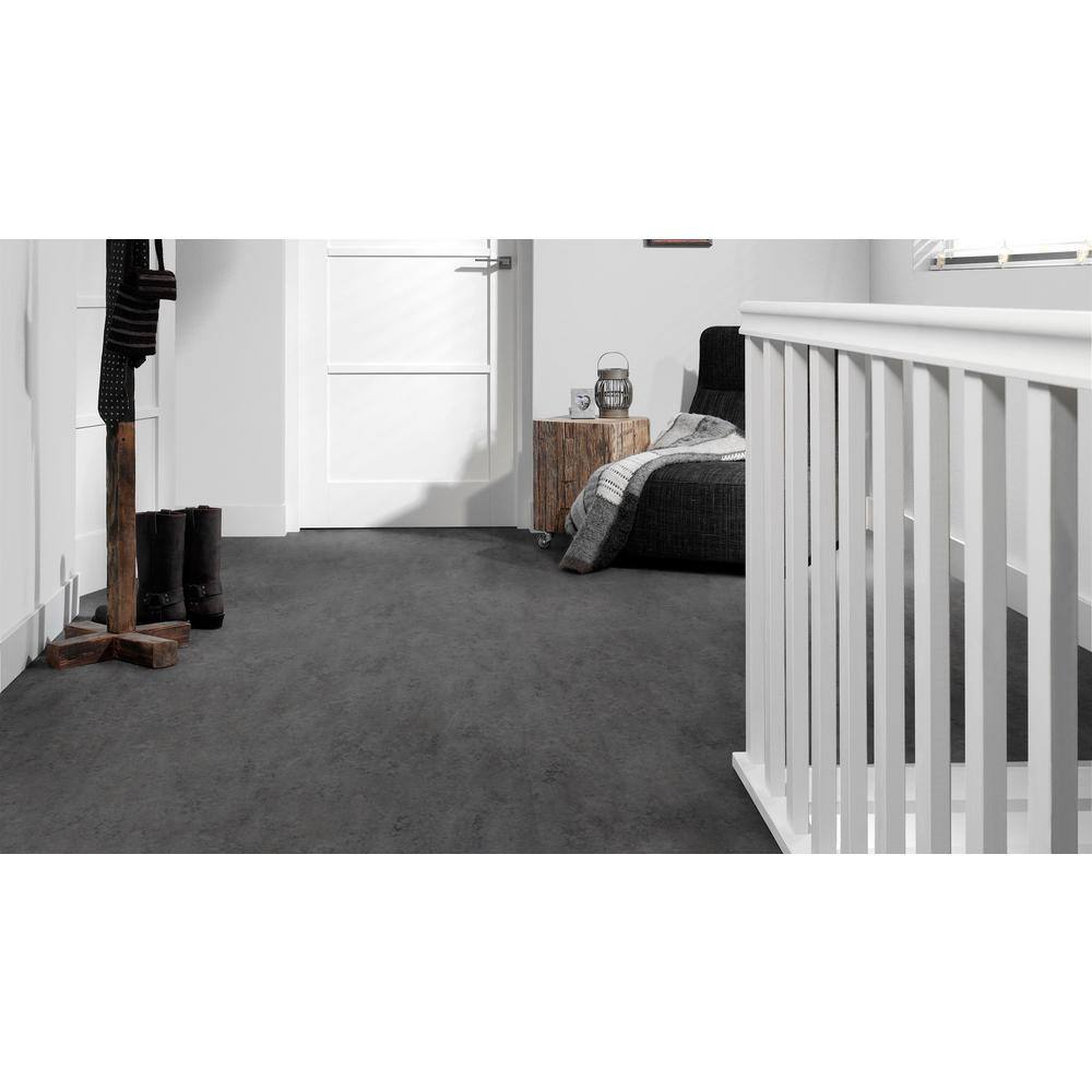 Marmoleum Cinch Loc Seal Lava 9.8 mm T x 11.81 in. W x 35.43 in. L Waterproof Laminate Floor Tile (20.34 sq. ft./Case)