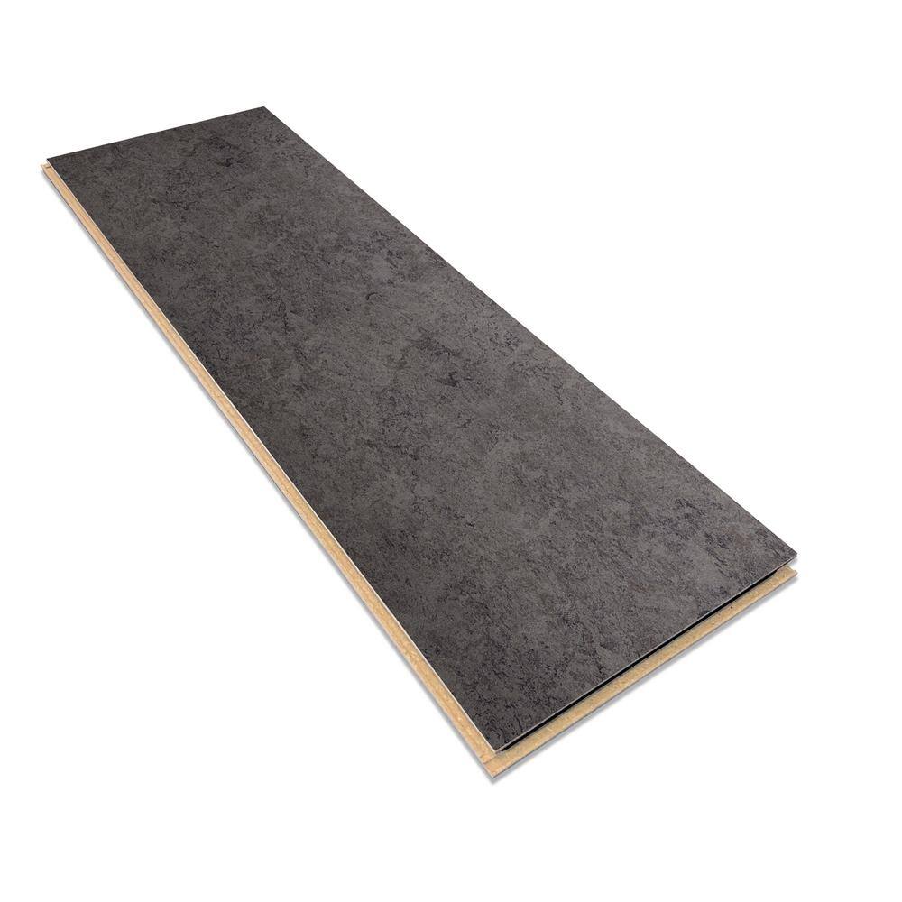 Marmoleum Cinch Loc Seal Lava 9.8 mm T x 11.81 in. W x 35.43 in. L Waterproof Laminate Floor Tile (20.34 sq. ft./Case)