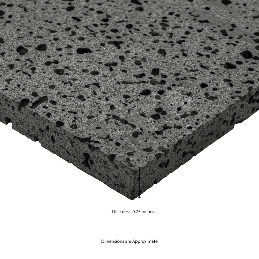 MSI Lava Stone 12 in. x 24 in. Rough Honed Basalt Floor Tile Paver (2 sq. ft./Case)