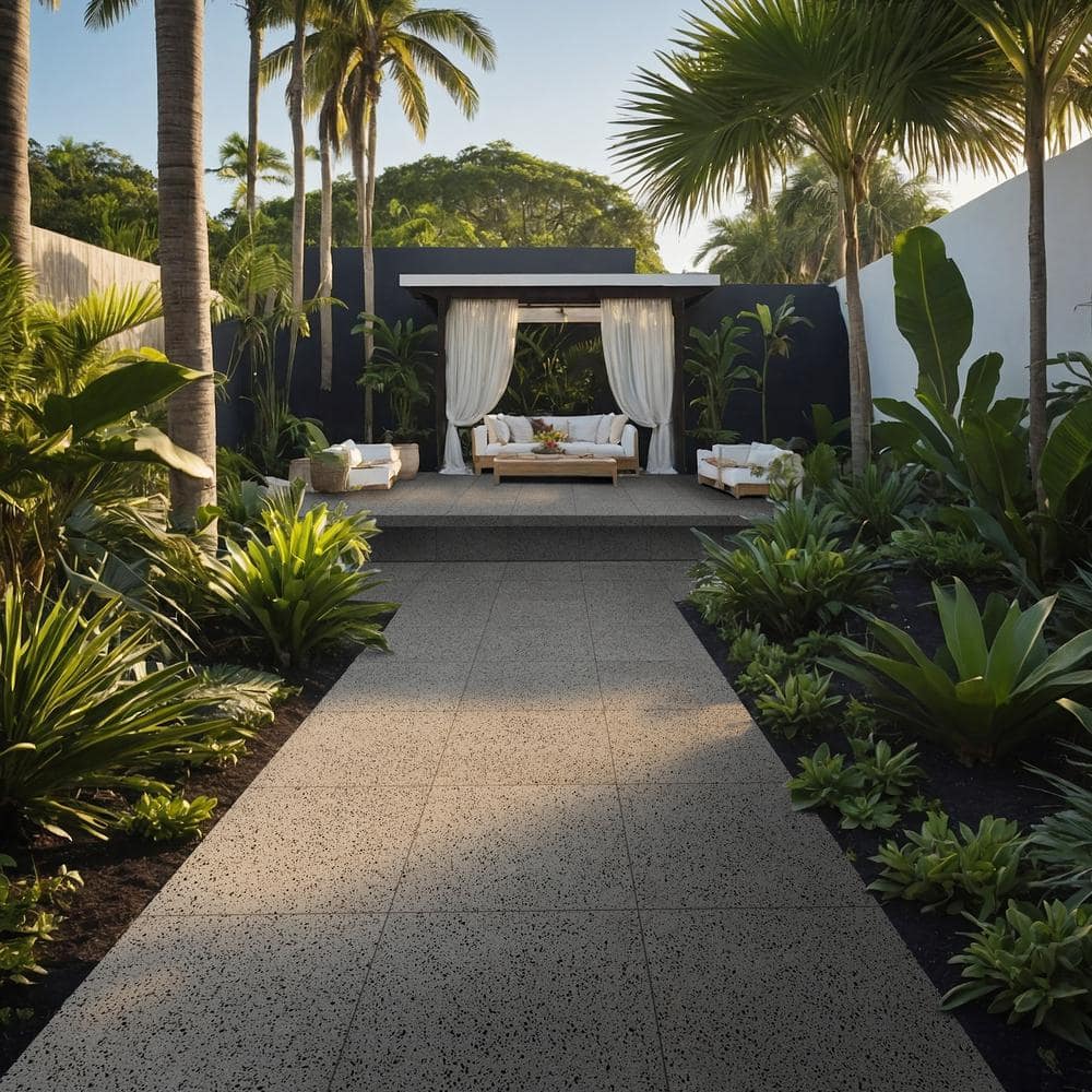 MSI Lava Stone 24 in. x 24 in. Rough Honed Basalt Floor Tile Paver (4 sq. ft./Case)