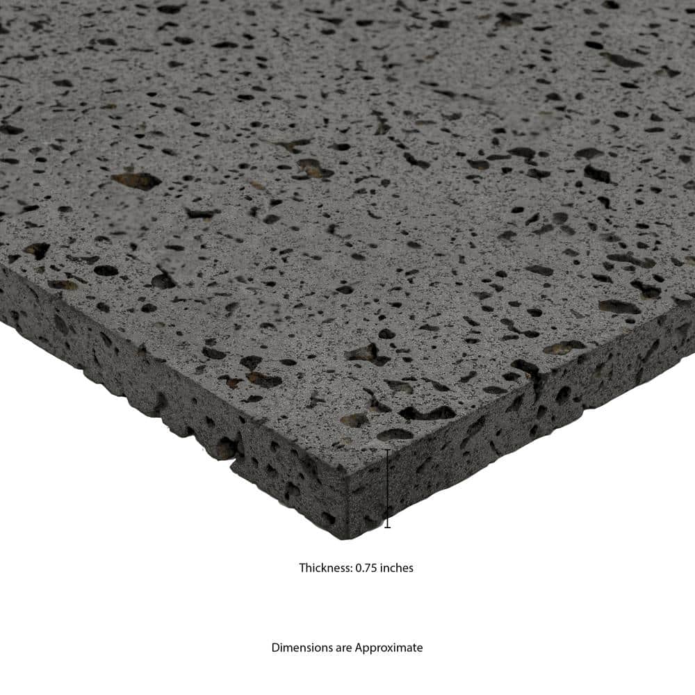 MSI Lava Stone 24 in. x 24 in. Rough Honed Basalt Floor Tile Paver (4 sq. ft./Case)