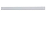 Ivy Hill Tile Ivory 3/4 in. x 12 in. Glass Pencil Liner Trim Wall Tile