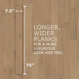 ASPEN FLOORING Lebanon White Oak 3/8 in. T x 7.5 in. W Tongue and Groove Wire Brushed Engineered Hardwood Flooring (39.06 sqft/case)