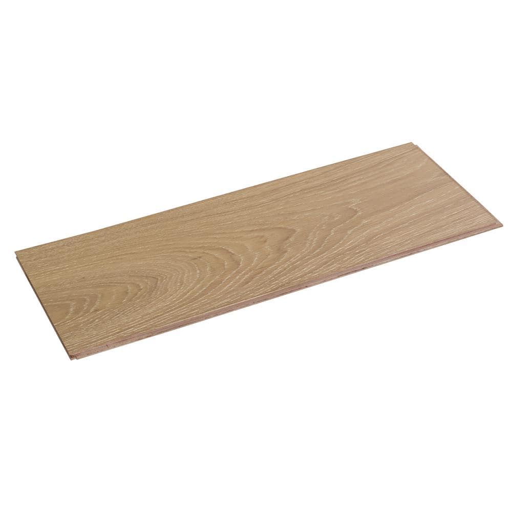 ASPEN FLOORING Lebanon White Oak 3/8 in. T x 7.5 in. W Tongue and Groove Wire Brushed Engineered Hardwood Flooring (39.06 sqft/case)